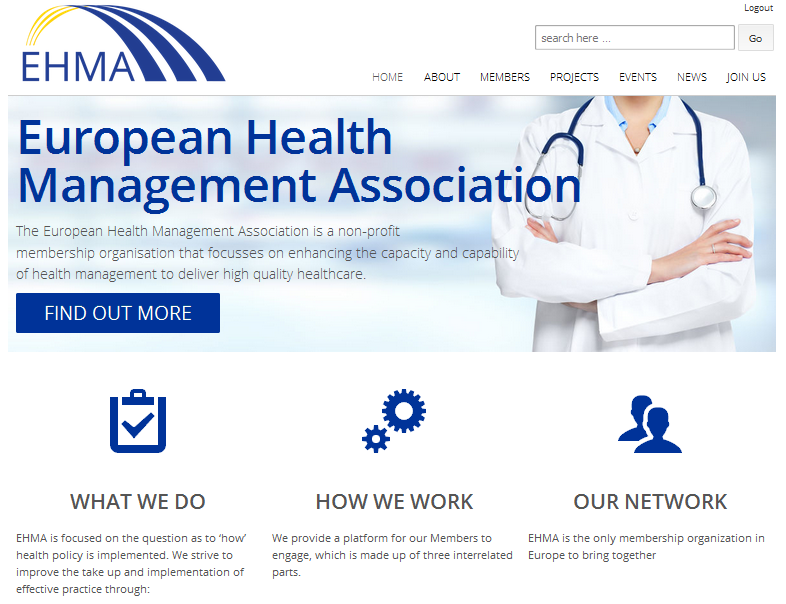 new ehma website