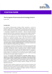 Position Paper: The European Pharmaceutical Strategy Reform